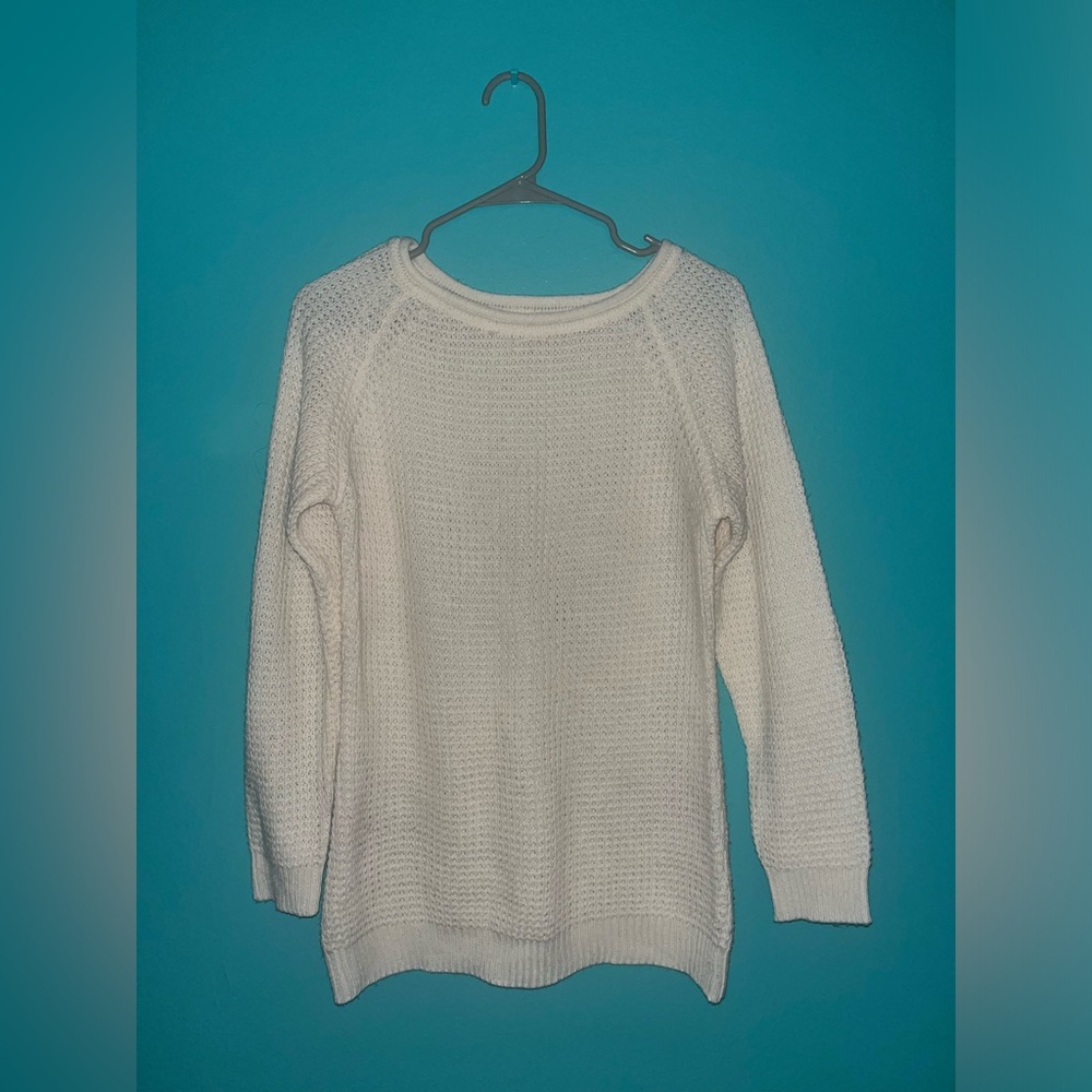 White Cream Comfy Sweater